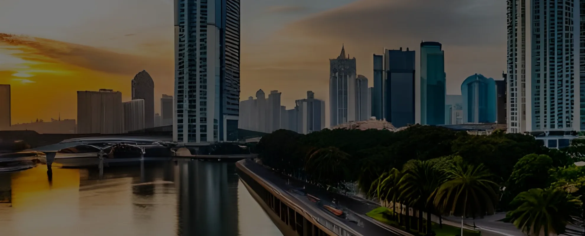 Johor Bahru cityscape with Causeway view for property management services